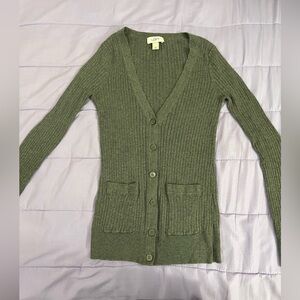 Ann Taylor loft grey cardigan